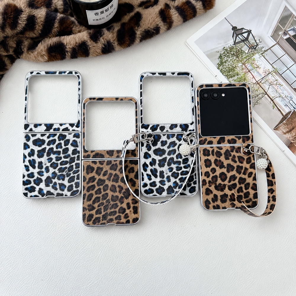 Tablet Accessories Aesthetic - Funda plegable con estampado de leopardo
