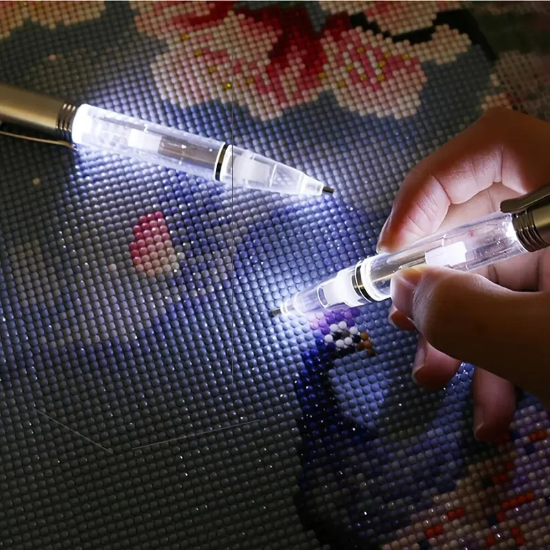 Tablet Accessories Aesthetic - Lápiz de Diamantes con Luz LED,
