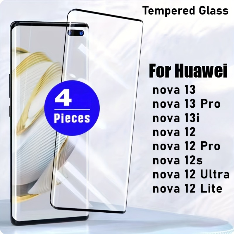 Huawei Nova 12 - Paquete de 4 vidrio templado de