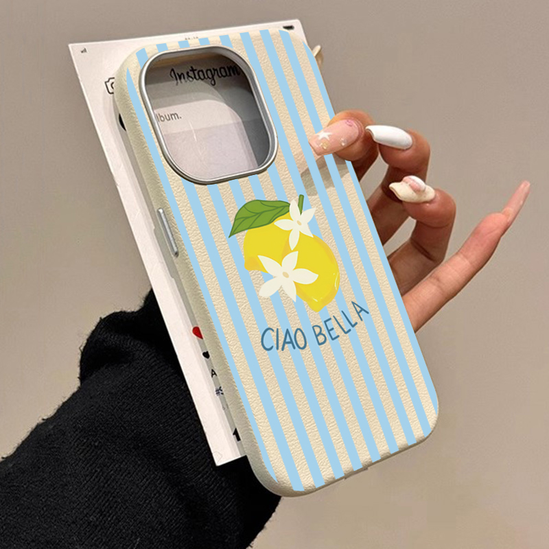 Samsung Galaxy S25 - Funda con Diseño Retro de Rayas