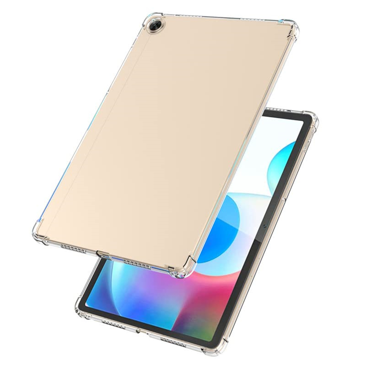 Realme Tablet Accessories - Funda transparente de TPU para Realme