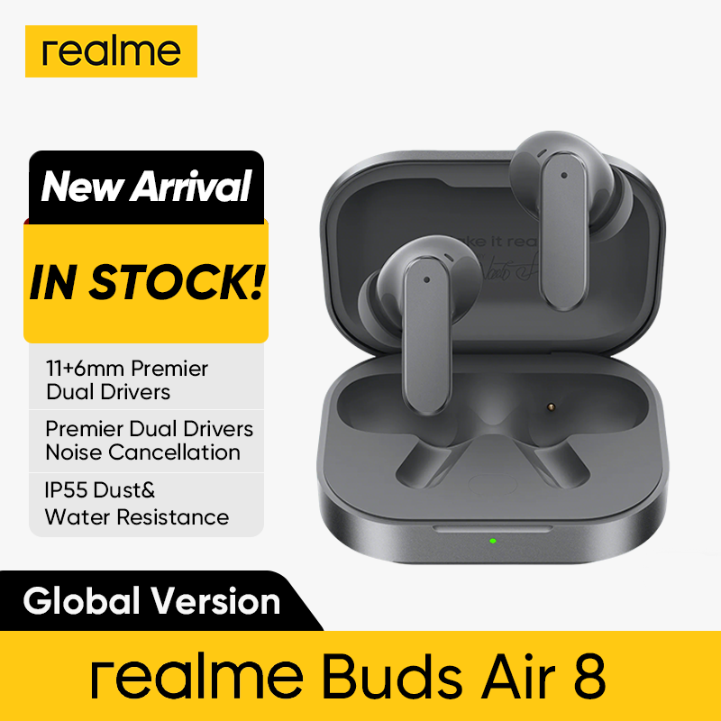 Realme Tablet Accessories - Versión Global realme Buds Air 8,
