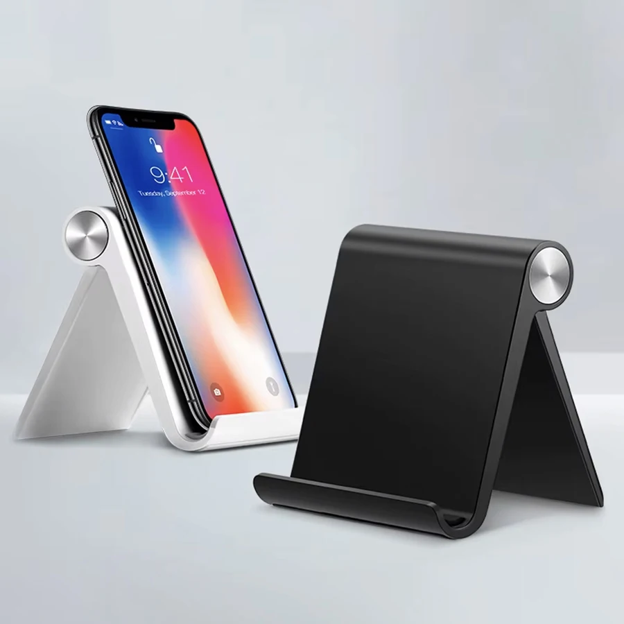 Tablet Stand Adjustable - Soporte plegable para teléfono de escritorio,