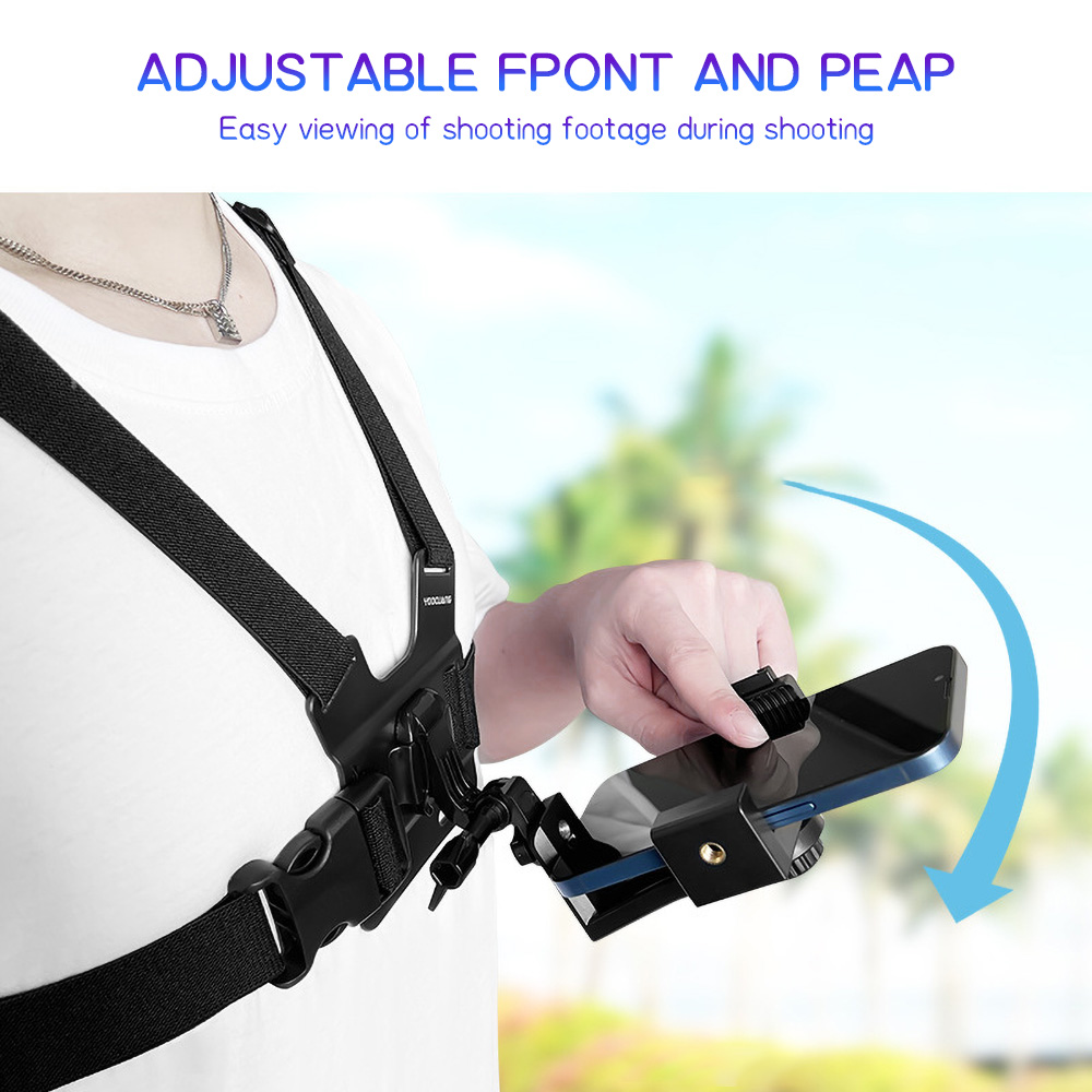Tablet Stand Adjustable - Soporte de Pecho para Teléfono, Correa
