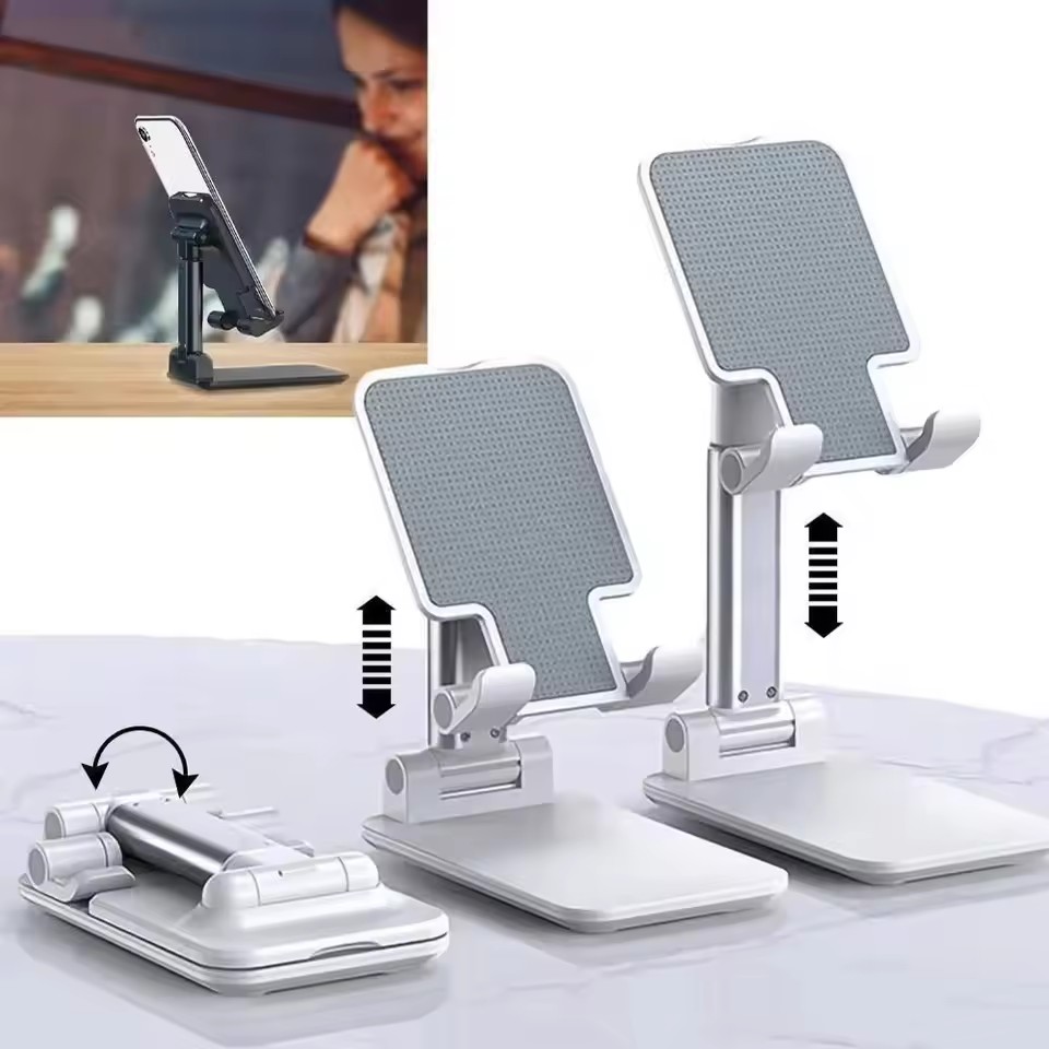 Tablet Stand Adjustable - Soporte de Escritorio Plegable y Extensible