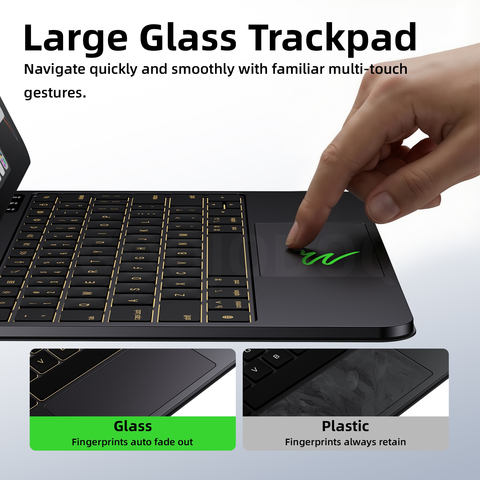 GOOJODOQ Teclado Mágico Flotan - Tablet Accessories Choice Store reseña y precio