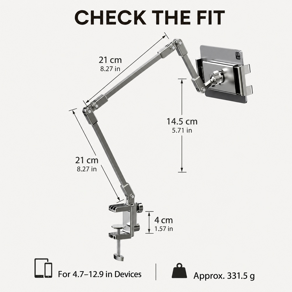 Soporte Ajustable para Teléfon - Tablet Stand Adjustable reseña y precio