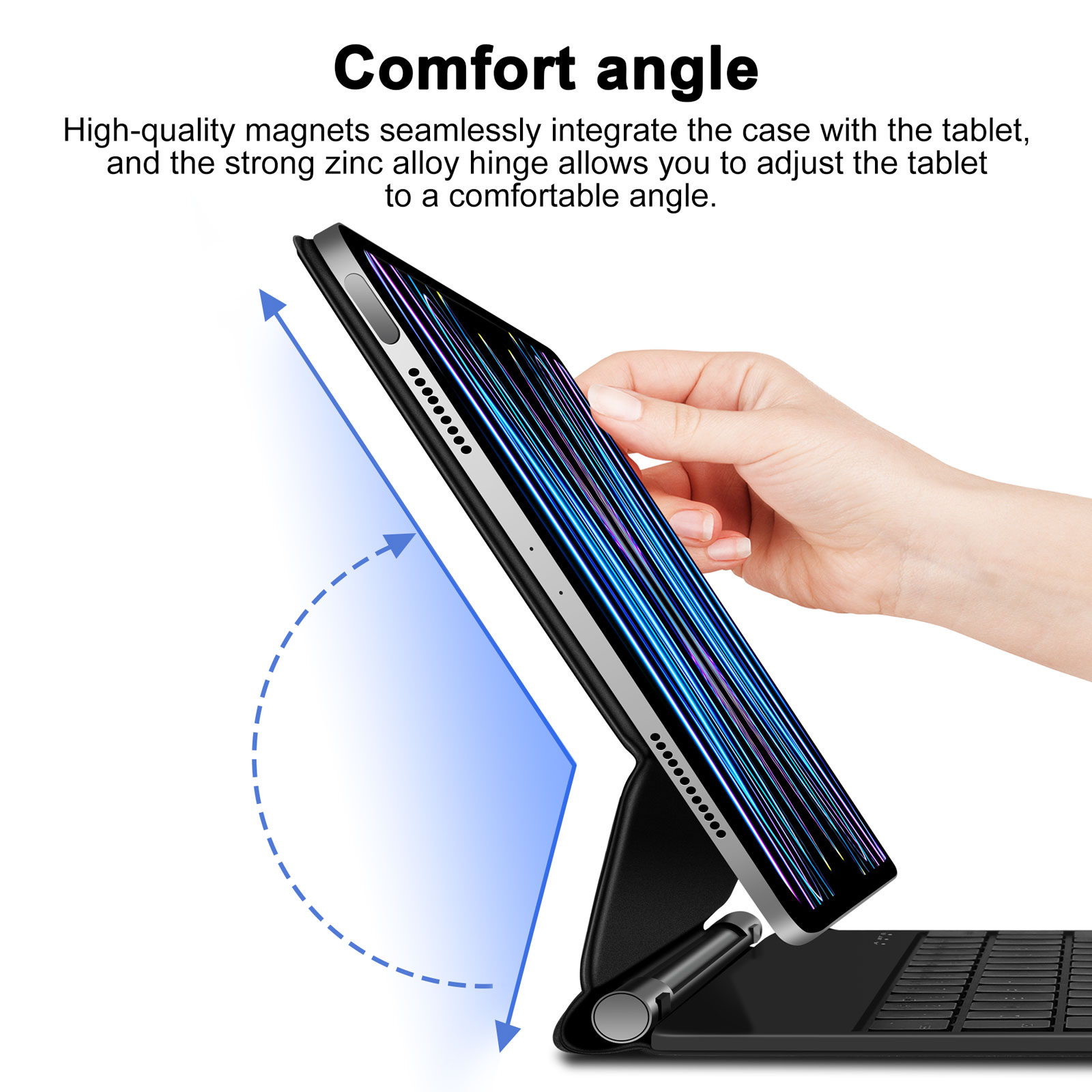 GOOJODOQ teclado mágico para i - Tablet Accessories Choice Store reseña y precio