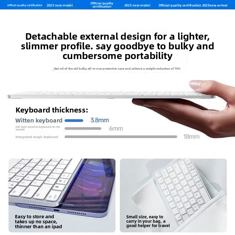 Teclado Mágico Bluetooth para  - Tablet Accessories Aesthetic reseña y precio