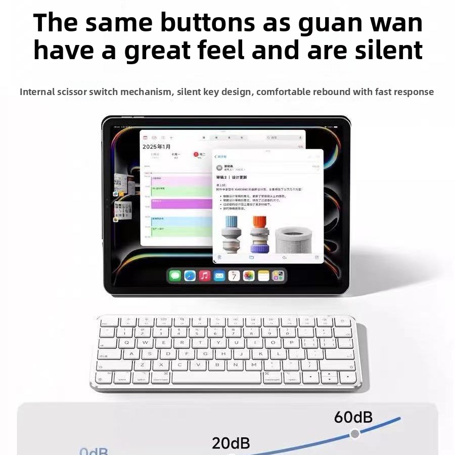 Teclado Mágico Bluetooth para  - Tablet Accessories Aesthetic reseña y precio