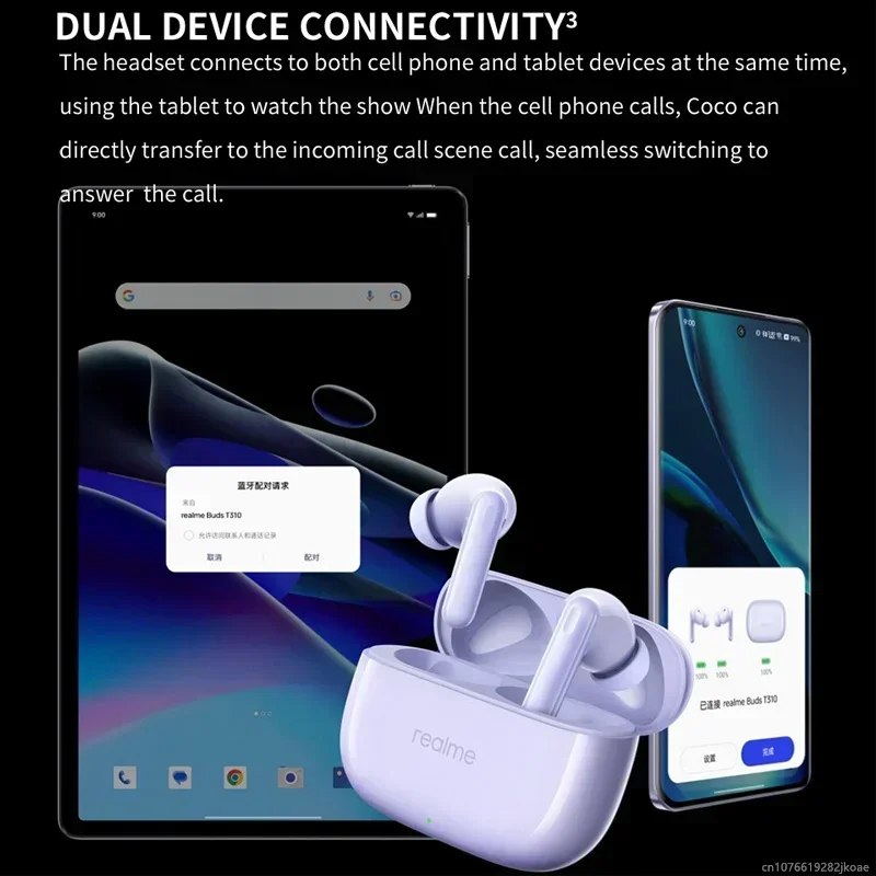 Audífonos realme Buds T310 ori - Realme Tablet Accessories reseña y precio