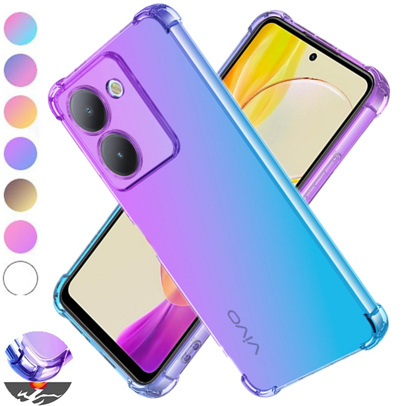Funda de TPU con gradiente a p - Vivo Y28 reseña y precio